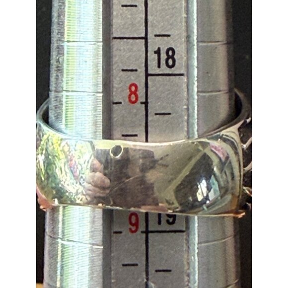 Sterling Silver Bear Wedding Ring, Celtic Bear Ring, Mens  Mens Sterling Silver Bear Head Ring Celtic Design Size 8.75 7.59 Grams